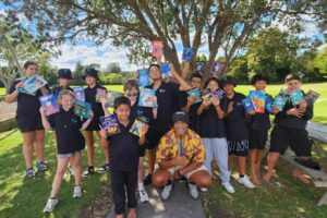 Kenape Saupese at Raurimu Ave School FP The Estate of Selwyn Dennis Hales Charitable Trust